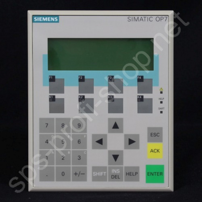 Operator Panel OP7 DP12 LC-Display 4-zeilig - gebraucht, geprüft